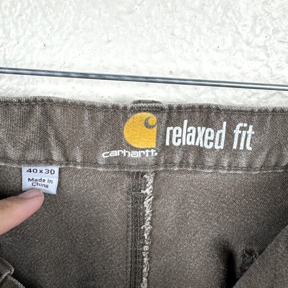 Carhartt Mens Cargo Pants 40x30 Relaxed Fit - Picture 3 of 7